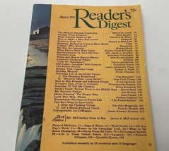 Reader&#39;s Digest August, 1976 Cover &#39;The Lighthouse&#39; by Clair Weidenaar - £5.51 GBP