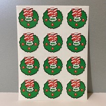 Vintage Trend Noel Wreath Scratch ‘N Sniff Christmas Holiday Stickers - ... - £28.03 GBP