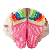 Calcetines Yoga 5 Dedos Coloridos Silicona Fitness Antideslizante Elástica Danza - £14.37 GBP+