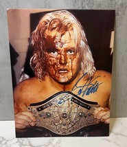 Greg The Hammer Valentine Bloody Signed Autograph 8x10 Wwe Tna Aew Wcw Roh Nxt - $17.41