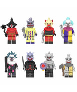 8Pcs Movie Character Killer Klowns Minifigures Horror Theme Joker Mini B... - $30.03 CAD