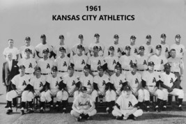 1961 KANSAS CITY ATHLETICS A&#39;s 8X10 TEAM PHOTO BASEBALL PICTURE KC MLB - £3.88 GBP