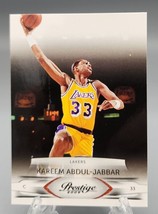 2009 Panini Prestige Basketball Card #111 Kareem Abdul Jabbar LA Lakers - $2.80