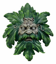 Enigma Large Celtic Greenman Face Wall Decor Plaque 17&quot;H Decorative Scul... - £49.19 GBP