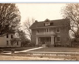 RPPC Residence of H D Adkins Elkhorn Wisconsin WI UNP Postcard R18 - $17.03