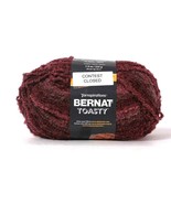 1 Ct Yarnspirations 7.9oz Bernat Toasty 25006 Mauve 5 Bulky Acrylic Nylo... - $26.03 CAD
