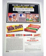 1989 Color Ad Milk Duds &amp; Jolly Rancher Candies Boston Red Sox Sweet Stakes - €7,80 EUR