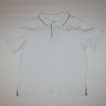 Gymboree Dog Gone Handsome Boy&#39;s White Tipped Polo Shirt Top size 5 - $12.99
