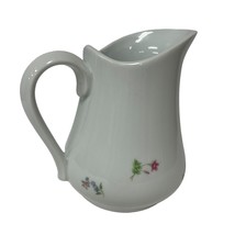Porcelain Floral Pitcher By Cordon Bleu BIA International 32 oz Vintage ... - $368.91 MXN