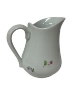 Porcelain Floral Pitcher By Cordon Bleu BIA International 32 oz Vintage ... - $368.91 MXN