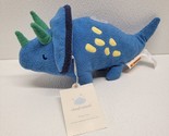 New Cloud Island Blue Dinosaur Triceratops Stuffed Plush Animal Target - £59.19 GBP