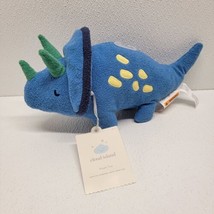 New Cloud Island Blue Dinosaur Triceratops Stuffed Plush Animal Target - £58.58 GBP