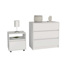 Milford 2-Piece Bedroom Set | White - $403.99