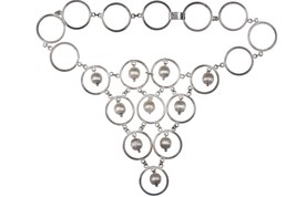 16&quot; Vintage Mexican Sterling necklace and brooch - £92.44 GBP