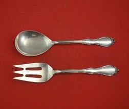 Fontana by Towle Stering Silver Salad Serving Set 2pc All Sterling Original 9" - £224.06 GBP