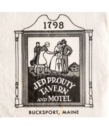 1960s Jed Prouty Tavern Inn Motel Napkin Unused Bucksport Maine Vintage ... - $553.50 MXN