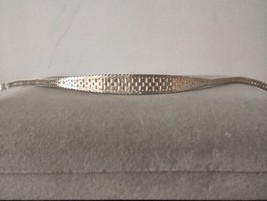 Vintage 925 Sterling Silver Gold Tone Women&#39;s Bracelet Made in Italy  - £23.77 GBP