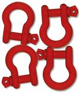 BILLET4X4 8-1/2 TON (They&#39;re Big!) 1 inch MEGA D-Shackles  Patriot RED ... - $189.99