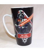 STAR WARS GALERIE DARTH VADER No I Am Your Father Tall Black Red Coffee ... - $9.74