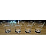 Baileys Irish Cream Flared 4&quot; Tall Bar Glass/SET OF FOUR/New - £17.85 GBP