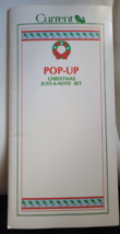 Vintage Current 1988 Pop-Up Christmas Just-A-Note Set Stickers Christmas... - $279.41 MXN