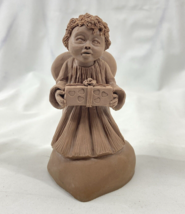 VTG Lil&#39; Sweet Heart&#39;s Small Native Sculpture TnT 1995 Angel Gift Adobe Resin - $23.74