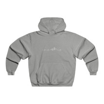 Men's NUBLEND® Mountain Heartbeat Hooded Sweatshirt - White Medium-Heavy Loose F - $43.26+