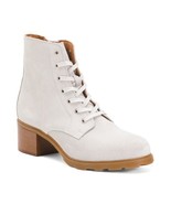 New OTBT Made In Portugal Suede Arc Lace Up Booties size 7.5 - $79.88 CAD