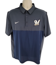 Nike Milwaukee Brewers Polo Golf Shirt Size XL - £15.64 GBP