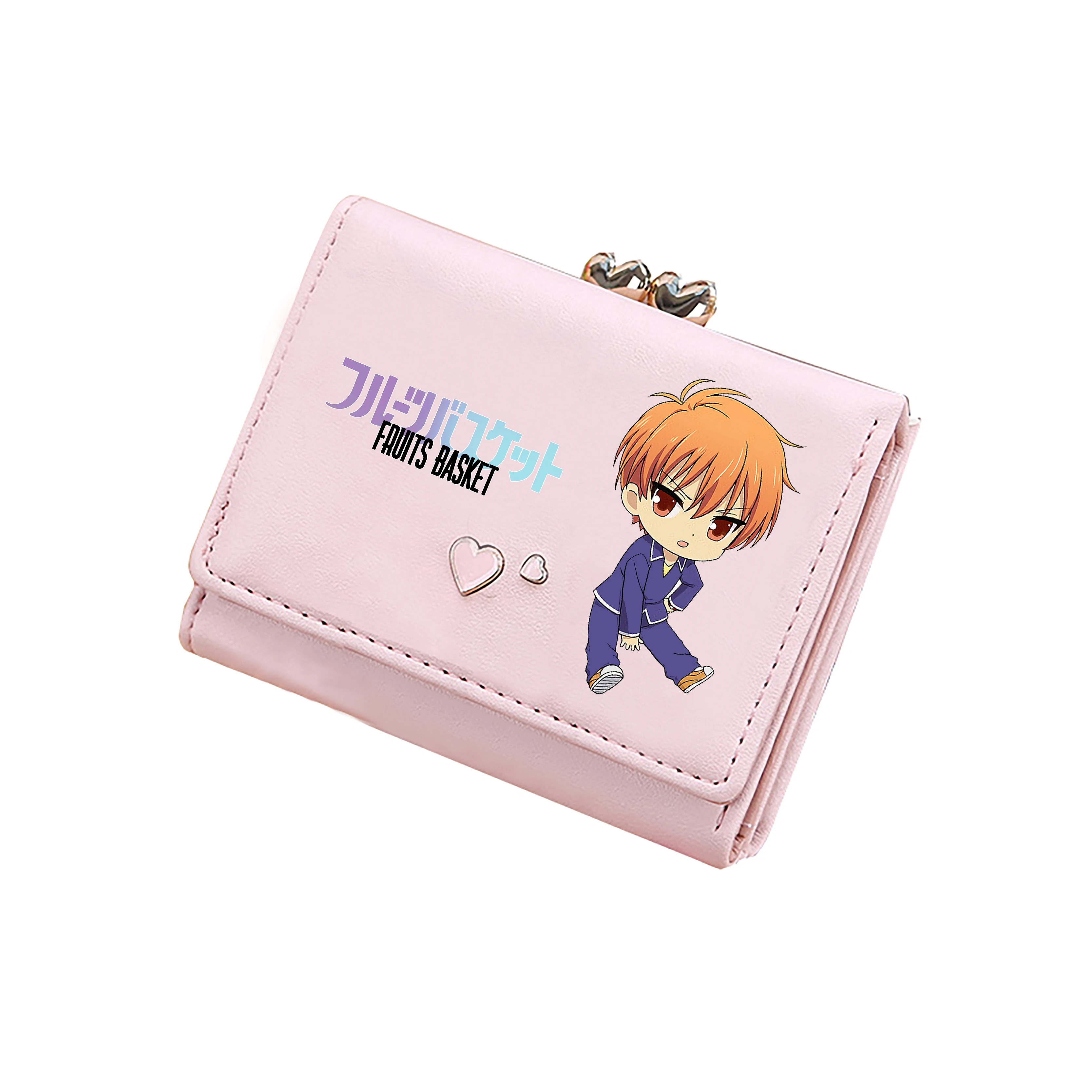 Fruits Basket Kawaii Short Wallets Anime ID Card Holder Women Coins Purses Small - £54.06 GBP