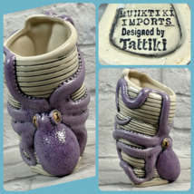 Munktiki Imports Purple Octopus Sea Shell Tiki Mug Designed By Tattiki K... - $1,376.95 MXN