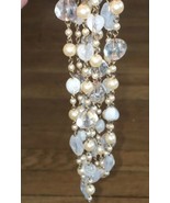 * New Premier Designs PRIMROSE Faux Pearls Rose Gold Tone 60” Necklace - £32.04 GBP