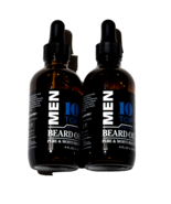 2 Pack Dead Sea Collection Men Top 10 Active Beard Oil Moisturizing 4oz - $25.99