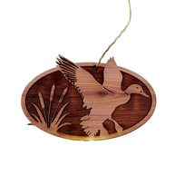 Flying Duck - Cedar Ornament - $19.59