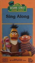 Sesame Street Sing Along VHS 1987 Jim Henson-Tested-Rare Vintage-Ships N 24 Ora - £19.70 GBP