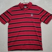 Nike Men&#39;s Golf Shirt Sz M Red Tiger Woods Collection Casual Short Sleeve Polo - £16.43 GBP