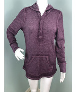 NWT Women&#39;s Fila L/S Purple Pullover Waffle Knit Hoodie Sz Small - £19.60 GBP