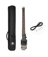 Electric Travel Headless Guitar Tremolo Black Color CanadianMaple Body P... - $3,076.11 MXN