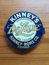 Kinney&#39;s Deluxe Kinney-Rome Co. Antique Tin Sign 5” x 5” Chicago Mattres... - £22.83 GBP