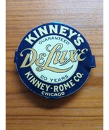 Kinney&#39;s Deluxe Kinney-Rome Co. Antique Tin Sign 5” x 5” Chicago Mattres... - $29.02