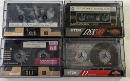 Blank Cassette Tape Maxell Memories TDK  90 Lot Of 4 - £7.71 GBP