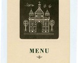 KLM Royal Dutch Airlines Menu Postcard 1950&#39;s French and English  - £13.93 GBP