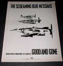 The Screaming Blue Messiahs Good And Gone The Face Magazine Photo Vintage 1985 - $19.99