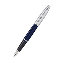 Cross Calais Medium Fountain Pen - Blue Lacquer - £54.54 GBP