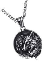 Wolf/Lion/Snake/Eagle/Bull/Crow Necklace for Men for - $70.49 CAD