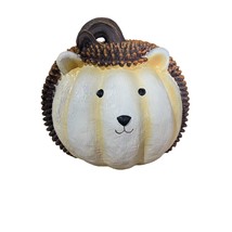 8.5 In Hedgehog Pumpkin Harvest Home Decor Holiday Living Indoor Cover O... - £15.82 GBP