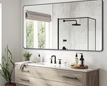 Bathroom Mirror, 30&quot; X 55&quot;, Decorative Rectangular Vanity Mirror For Bed... - £136.07 GBP