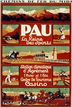 3081.Pau Golf Casino Travel Shop POSTER.French Art room home office decoration - £13.75 GBP+