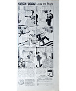 Dizzy Dean Saves the pearls tuxedo get prizes cartoon - 1936 Vintage Pri... - €9,37 EUR