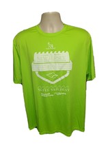2017 New Jersey Marathon &amp; Half 5K Run Adult Large Green Jersey - $371.66 MXN